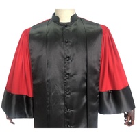 Robe de juge rouge sur mesure de luxe, robe de procureur