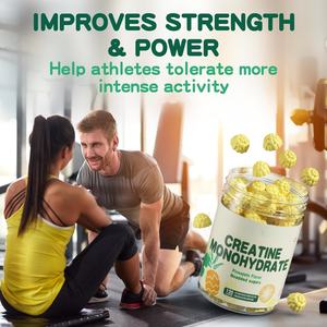 Gummies de créatine monohydrate en marque privée OEM/ODM pour la musculation, compléments pré-entraînement pour adultes - Product Image 4