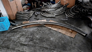 Système d'échappement sanitaire à long <span class=keywords><strong>rayon</strong></span> <span class=keywords><strong>5D</strong></span> Raccord de tube sanitaire en <span class=keywords><strong>acier</strong></span> inoxydable <span class=keywords><strong>Coude</strong></span> - Product Image 4