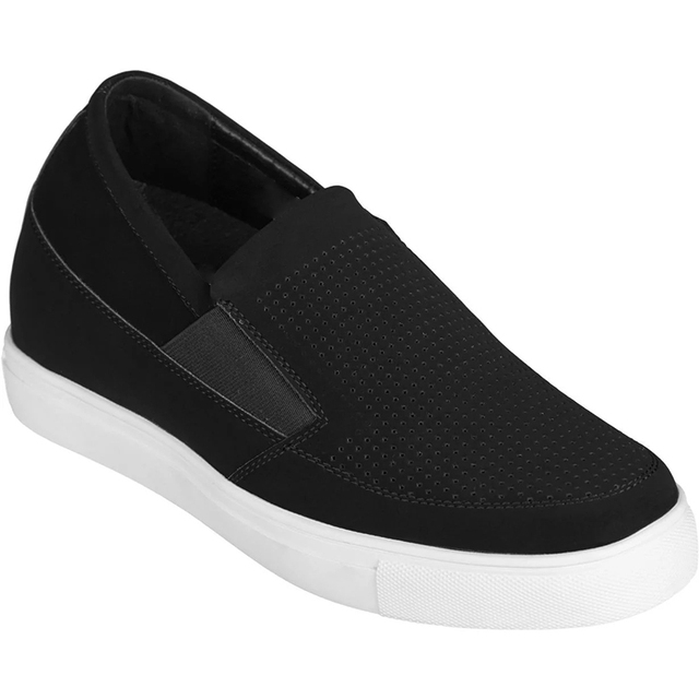 Winter Summer Breathable Soft Premium Genuine Cowhide Men's Loafers Invisible Height Increasing Casual Elevator Footwear