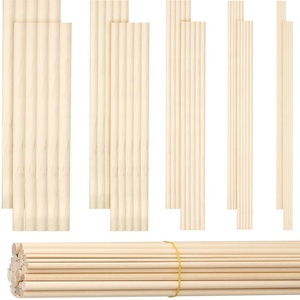 Factory Direct Unfinished Small Round Wooden Craft Dowel Rod Wooden Dowel Sticks for Crafting DIY