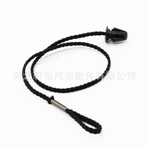 Ford Fiesta Trunk <b>Hook</b> Rope <b>Clip</b> Nylon Black Single Root Luggage Tie Down Fixing Accessory - Product Image 3