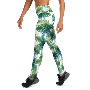 Vêtements de Sport personnalisés respirants et personnalisés, imprimé léopard, pour femmes, en nylon, anti-cellulite, butin de Yoga, Legging - Product Image 3