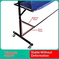 Filet de ramassage de balles de tennis de table, panier mobile multi-balles pour tennis de table, badminton et tennis
