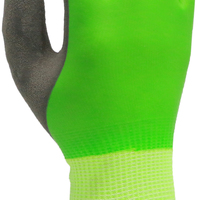 Gants de travail MaxiTough à haute adhérence, isolés pour l'hiver, doublure en tissu éponge 10G, double revêtement en caoutchouc latex, résistants aux coupures, A5