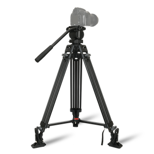 Trípode de cámara YITAI de 1,8 M y soporte de trípode profesional de alta resistencia, cabezal de bola y trípode portátil de aluminio para cámara de vídeo - Product Image 1