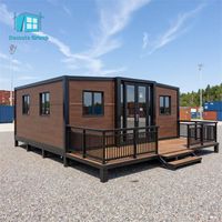 Maison conteneur pratique à double aile, moderne, préfabriquée, modulaire, de 30 pieds, pour bureau