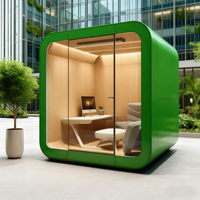 Maisons conteneurs modulaires en aluminium pour cuisines mobiles extérieures, salles de bain, bureaux, hôtels, magasins, cabines en panneaux sandwich