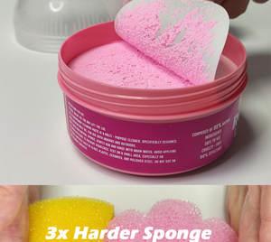 Pâte nettoyante universelle pour surfaces dures, <span class=keywords><strong>taches</strong></span> roses, avec éponge dure, <span class=keywords><strong>visage</strong></span> souriant et parfum de rose - Product Image 6