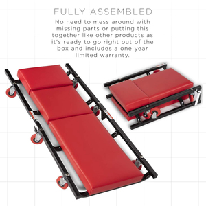 Herramientas Plegables para Reparación de Automóviles, Tabla Ajustable para Reparaciones, Asiento para Mecánico de Automóviles - Product Image 4