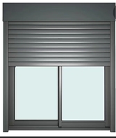 Fenêtre coulissante monobloc en aluminium AS2047 TOMA avec volet roulant et moustiquaire, fenêtre monobloc en aluminium