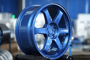 รังสี <span class=keywords><strong>TE37</strong></span>แข่งรถ Volk MAG Blue Saga S-Plus <span class=keywords><strong>ล้อ</strong></span>อัลลอยปลอม15 16 17 18 19 20นิ้ว5X120 5X112 5X114.3สำหรับ BMW Audi Porsche - Product Image 2