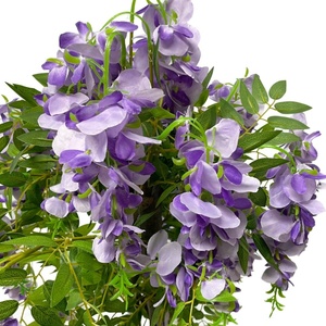 Árbol de Glicinia Artificial con Flores y Follaje, Planta Artificial de Plástico y Seda Ecológica <span class=keywords><strong>para</strong></span> Hogar, Exteriores, Mesa, Espacio, Tamaño Personalizable - Product Image 4