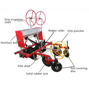 Máquina para Dar Forma a Surcos de Patatas Dulces para Uso Agrícola, con Fertilizadora y Acolchadora de Múltiples Hileras - Product Image 3