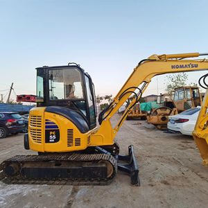 Mini pelle sur chenilles d'occasion Offre Spéciale pour Komatsu PC55MR-2 PC30 Poids de 5 tonnes Pompe à moteur de haute qualité à bas prix incluse - Product Image 1