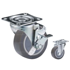 S-S 65 75 mm Thermoplast isches Gummi rad <span class=keywords><strong>TPR</strong></span> Reifen rollen mit Staubs chutz - Product Image 3