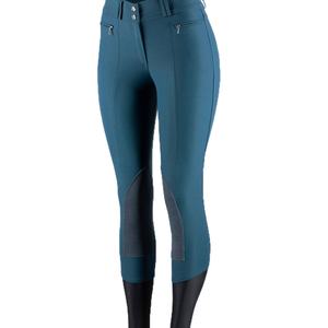 Leggings de equitación para mujer con tela transpirable y bolsillos laterales, pantalones de montar para mujer - Product Image 1