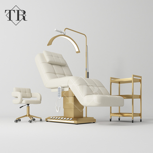 Cama Eléctrica para Tratamientos Faciales Turri, Muebles para Clínica Estética, Cama para <span class=keywords><strong>Esteticista</strong></span>, Cama para Cosmetología, Cama para Salón de Belleza - Product Image 1
