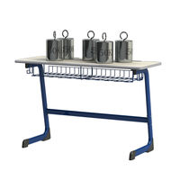 Chaises et tables de classe modernes pour l'école, sièges doubles pour les élèves, bureau d'étude et table, ensemble de table et de chaise de classe