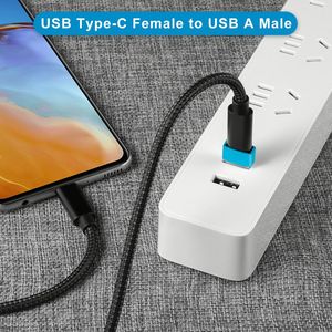 Hot Sale USB 2.0 OTG Converter ABS Male <b>Type</b> a to Female <b>Type</b> <b>C</b> Connector DC Output - Product Image 3