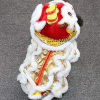 Bunnyhi WSF001 Design créatif Tenue amusante pour chien Lion Dance Vêtements épais pour chien pour l'automne et l'hiver