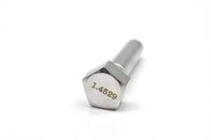 Tornillo de titanio M10x70 S43100 Acero inoxidable 314 UNS S30451 1,4547 DIN933 Perno en Inconel 718 - Product Image 2
