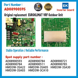 Carte de commande d'onduleur pour unité extérieure AD08900595 AD08900784 HMD3W-3SA05 HMD3W-3SA03, carte de commande de climatisation VRF, pièce de rechange CVC - Product Image 2