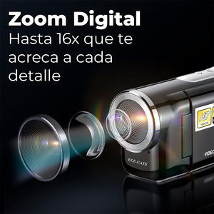 Cámara Digital Ele-Gate de 16MP HD 1280x720 con Zoom 16X, Pantalla de 2 Pulgadas y Grabadora de Video - Product Image 6