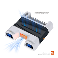 Ventilateur de refroidissement multifonction en gros Station de charge pour contrôleur de console PS5 Joystick Station de charge double