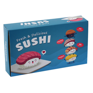 Custom printed paper food sushi packaging boxes wholesale