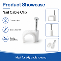 Clip flexible pour conduit et pince à câble pour un câblage sécurisé, support de conduit facile à installer pour les installations électriques