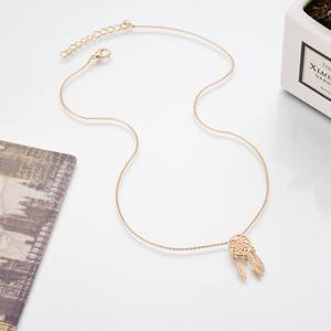 Tendance Style Attrapeur de rêves Série En Alliage Exquis <span class=keywords><strong>Dreamcatcher</strong></span> Plume Creuse Choker Pendentif Pour Chaîne Collares Cadeaux - Product Image 2