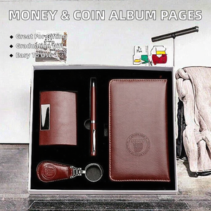 Album transparent pour billets de banque et pièces de monnaie avec pages à feuilles mobiles, sérigraphié, pratique pour les collectionneurs - Product Image 2