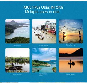 Lancha rápida de pesca en el mar de doble capa, autodrenaje, 4-8 metros de longitud, gasolina, logotipo personalizado, <span class=keywords><strong>barco</strong></span> de fibra de vidrio - Product Image 3