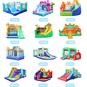 <span class=keywords><strong>Castillo</strong></span> Inflable y Tobogán Acuático para Niños - Marca ZUJU, Fácil de Instalar, Temática Animal - Product Image 5