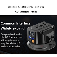 Nouveau Système Intelligent de Ventouse Électronique Aspirante 3 Pouces 75 mm pour Appareil Photo, Très Longue Autonomie en Veille, Outil à Main