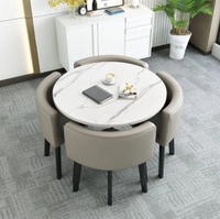 Table et chaises de négociation simples, combinaison pour magasin, café, réception, salon de détente, petite table ronde