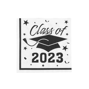 DAMAI Graduation Dessert Paper Plates <b>Disposable</b> Plates Sets Graduation Theme Party Plates Napkins Sets - Product Image 5