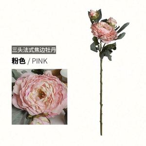 Fleurs artificielles en soie pivoine effet naturel pour décoration de mariage et maison - Grossistes chinois - Product Image 5