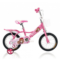 Vélo pour enfants OEM 12 pouces avec frein à disque, vitesse unique, cadre en acier, vélo pour bébé pour filles de 3 ans