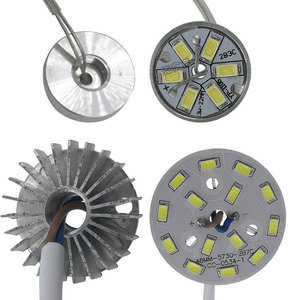Fuente de Luz LED Redonda de Aleación de Aluminio de 48 mm con Chip SMD 5730 para Núcleo de Lámpara Colgante - Product Image 1