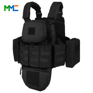Chaleco Táctico Multifuncional con Sistema de Extensión Molle, Transpirable, Resistente al Desgaste, Equipo de Defensa Personal para Exteriores, Poliéster - Product Image 1