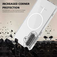 Étui magnétique transparent pour Samsung Galaxy A57 A37 A27 A17 A56 A36 A26 A16 A55 A35, protection de qualité militaire, coque de téléphone antichoc