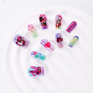 Ongles press-on personnalisés, faux ongles faits main sur mesure, choisissez n'importe quelle forme et longueur, ongles à coller réutilisables de luxe, cadeau pour elle - Product Image 1