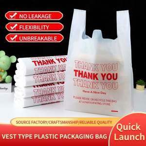 ถุงขยะ PE กันน้ำสำหรับซุปเปอร์มาร์เก็ตแบบกำหนดเอง สำหรับบรรจุภัณฑ์ธุรกิจ พร้อมสีและโลโก้ตามสั่ง - Product Image 2