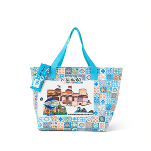Bolsa de Playa con Estampado Digital de Estilo Étnico y Monumento Arquitectónico, 56x36x17cm, con Bolsa Pequeña - Product Image 1
