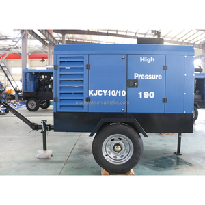 جودة عالية جهاز حفر الألغام ضاغط ديزل 350CFM مقطورة محمولة برغي ضاغط الهواء - Product Image 2