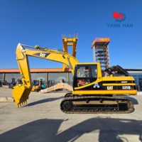 Excavatrice sur chenilles hydraulique CAT 325BL d'occasion, faible nombre d'heures de travail, bon état, pelleuse d'occasion à vendre