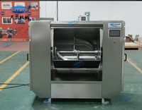 Mélangeur à pâte 5 vitesses en acier inoxydable 304 à commande PLC entièrement automatique, haute productivité, avec verrouillage de sécurité pour maïs, lait, noix - Nouveau