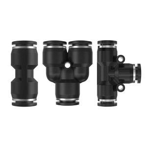 DDE Dade Pneumatics <b>Quick</b> Connect Pneumatic Fittings 6mm PU Straight Through PG Reducer PE Tee Four Five Way 8 10 - Product Image 1